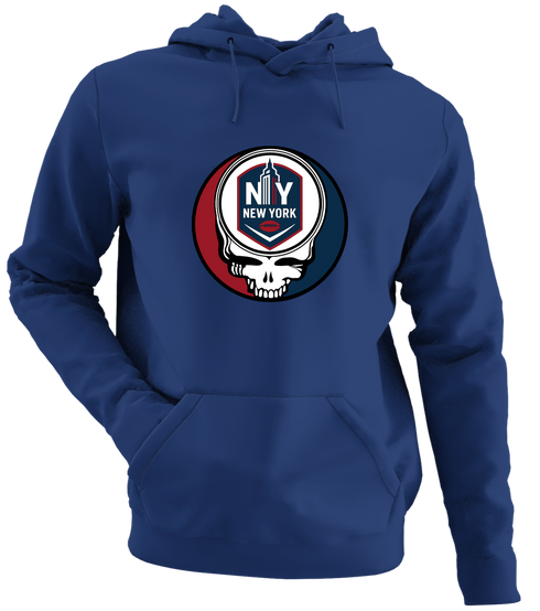 New York Football - Premium Grateful Dead Hoodie - Navy - 2
