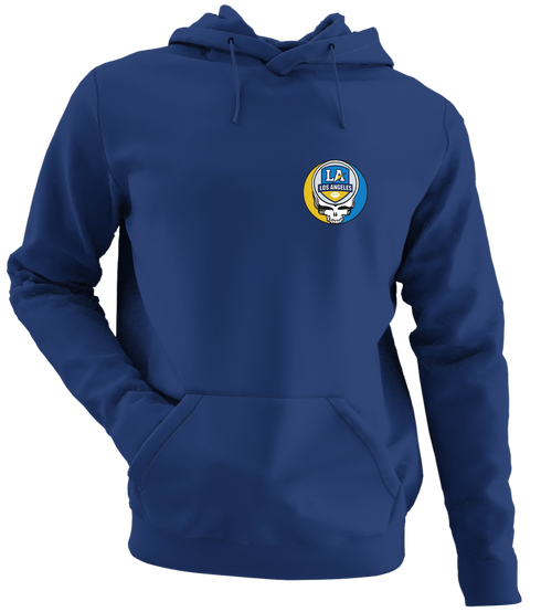 Los Angeles Football - Premium Grateful Dead Left Chest Hoodie - Navy - 2