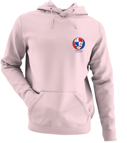 Panama FIFA World Cup - Premium Grateful Dead Left Chest Hoodie - Light Pink