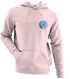 Bentley University - Premium Grateful Dead Left Chest Hoodie - Light Pink - 4