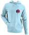 NIU - Premium Grateful Dead Left Chest Hoodie - Light Blue - 1