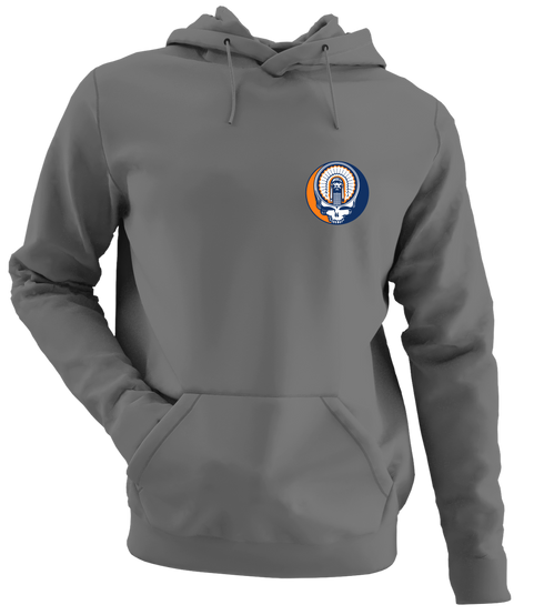 Chief Illinwek - Premium Grateful Dead Left Chest Hoodie - Charcoal - 8