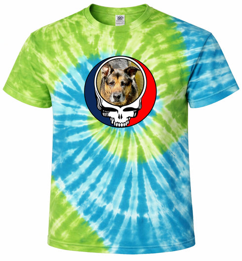 1449 - Custom Stealie Tie-Dye