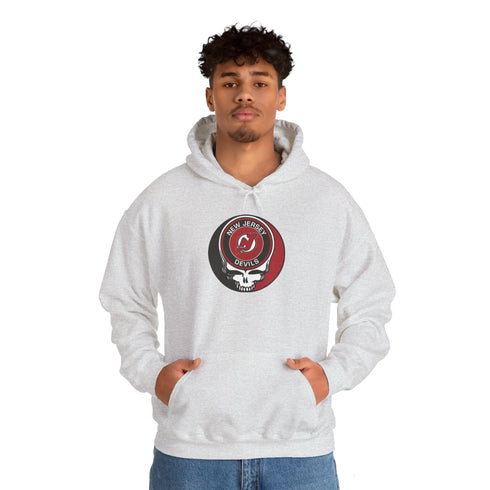 New Jersey Devils Grateful Dead Unisex Heavy Blend Hoodie StealieShop