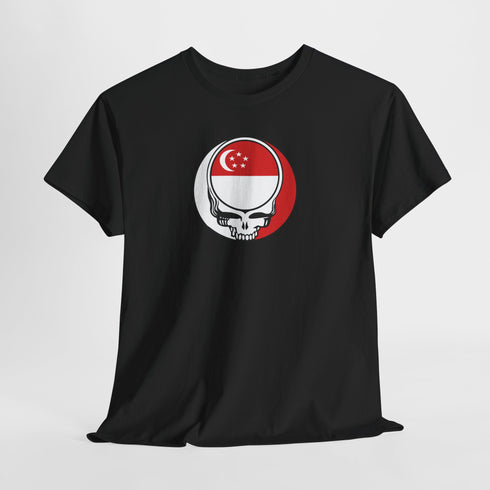 Singapore Flag Stealie Unisex Grateful Dead T-Shirt