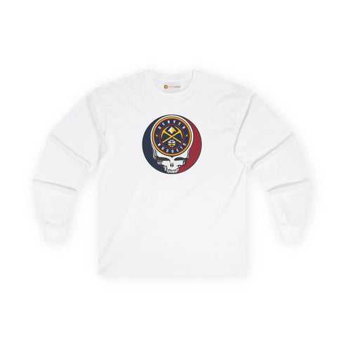 Denver Nuggets Grateful Dead Long Sleeve Tee - NBA StealieShop