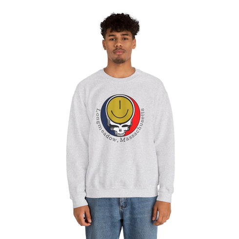 Longmeadow, MA Grateful Dead Stealie Crewneck Sweatshirt StealieShop