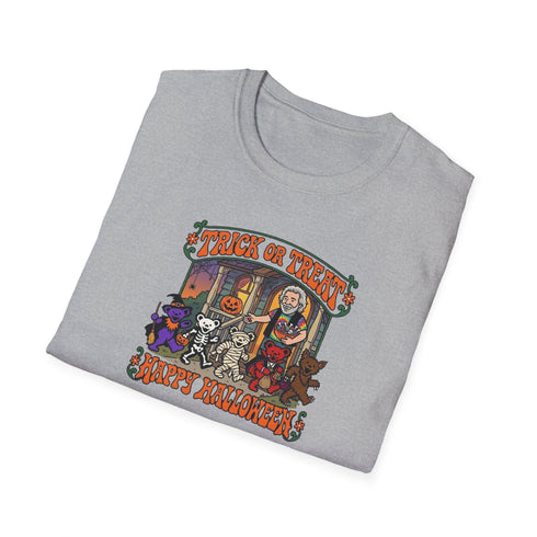 Trick-Or-Treating at Jerry's Place Halloween Stealie T-Shirt