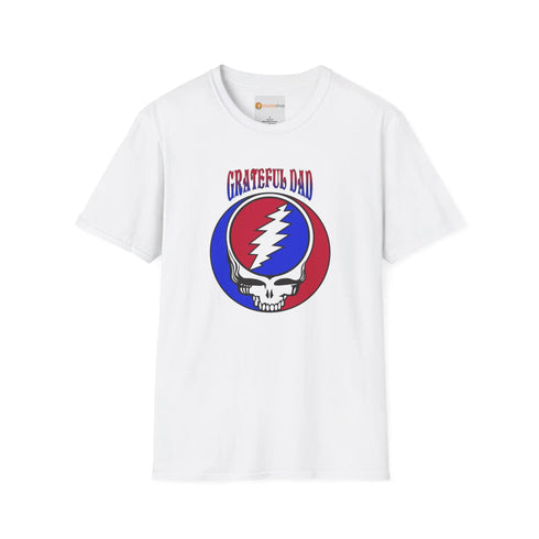 Grateful Dead - Grateful Dad Stealie Grateful Dead T-Shirt - StealieShop
