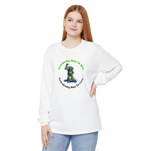 Seattle Seahawks Dancing Bears Big Game 2026 Vineyard Collection Garment-Dyed Long Sleeve Shirt
