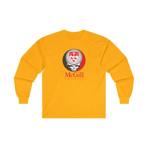 McGill University Grateful Dead Long Sleeve Tee StealieShop