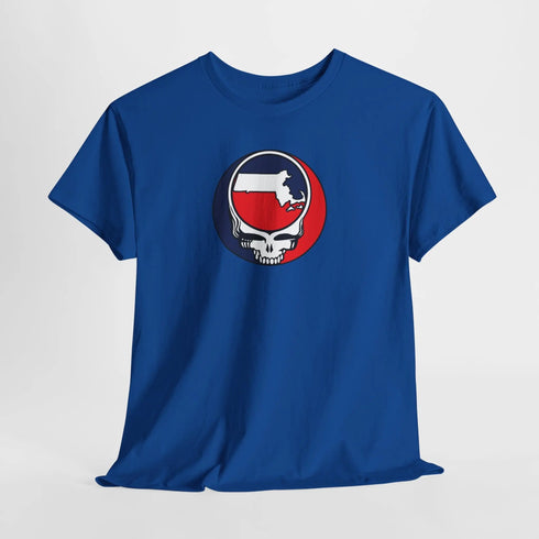 Massachusetts Map Stealie Grateful Dead T-Shirt