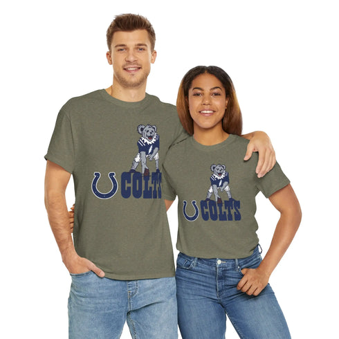 Indianapolis Colts Dancing Bear Grateful Dead T-Shirt - NFL - StealieShop