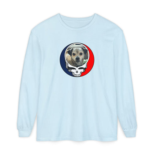 Custom Dog Garment-Dyed Long Sleeve T-Shirt (47)