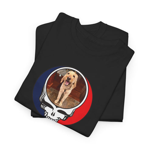 Custom Dog Stealie Unisex Grateful Dead T-Shirt (147)