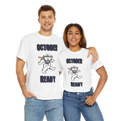 Yankees Playoffs - October Ready Grateful Dead Tshirt - MLB - StealieShop