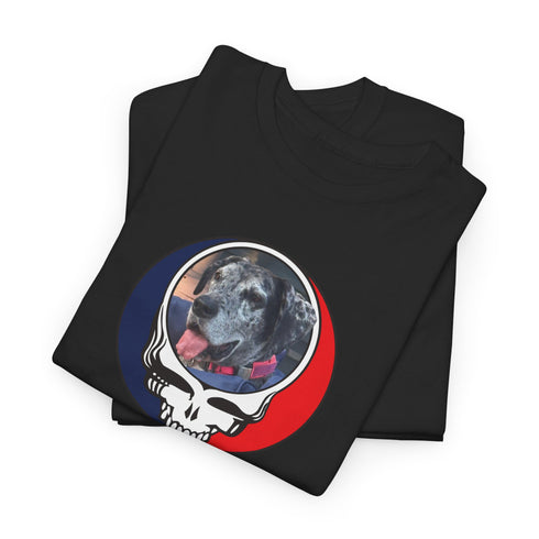 Custom Dog Stealie Unisex Grateful Dead T-Shirt (159)