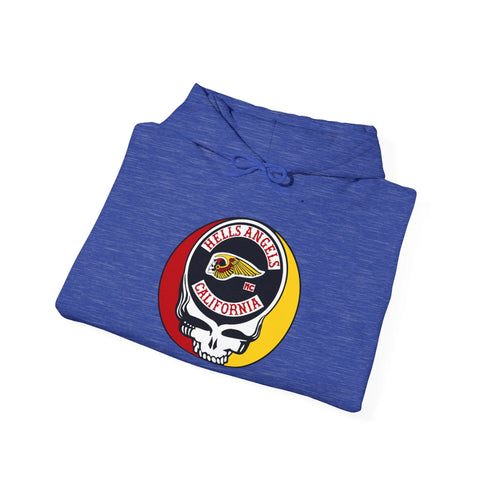 Grateful Dead - Hells Angels Stealie Unisex Heavy Blend Hoodie - StealieShop