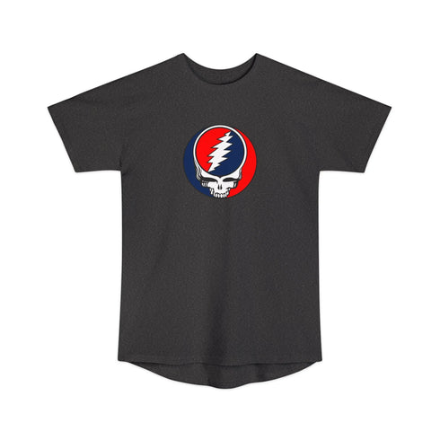TALL - Classic Grateful Dead Stealie Unisex Long Body Urban Tee - StealieShop