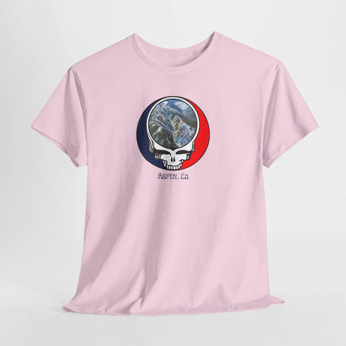 Aspen Trail Map Stealie Grateful Dead T-Shirt