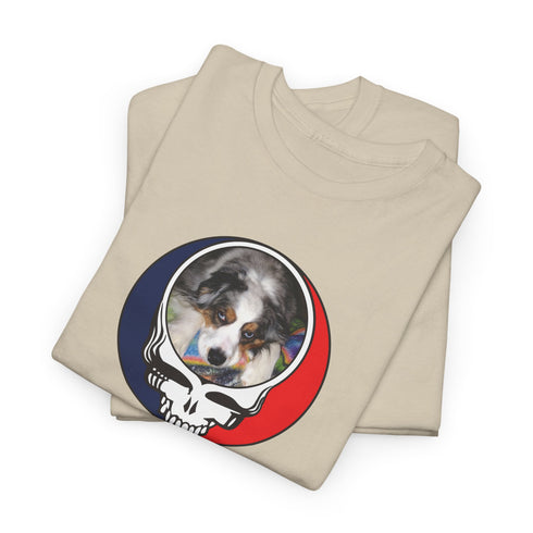 Custom Dog Stealie Unisex Grateful Dead T-Shirt (139)