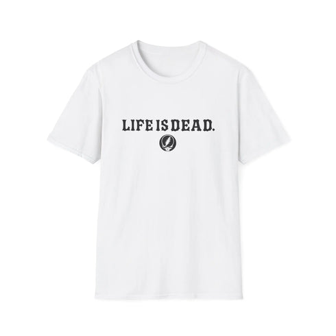 Grateful Dead - Shreddin' Jerry - Life is dead. Two-Sided Print Grateful Dead TShirt - StealieShop