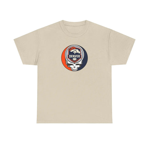 Grateful Dead - Denver Broncos Stealie Unisex T-Shirt - NFL - StealieShop