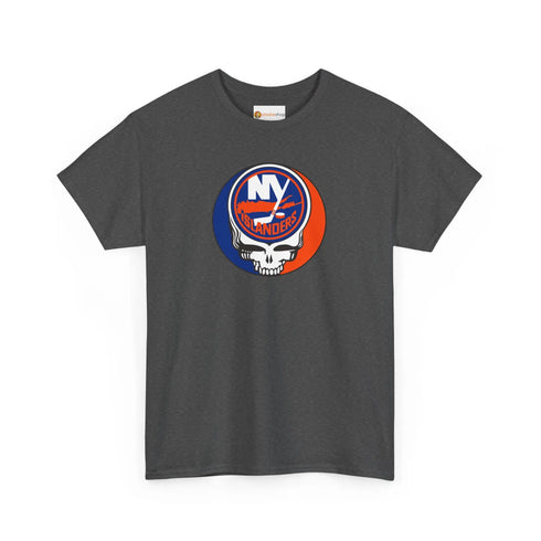 Grateful Dead - New York Islanders Grateful Dead Steal Your Face T-Shirt - NHL - StealieShop