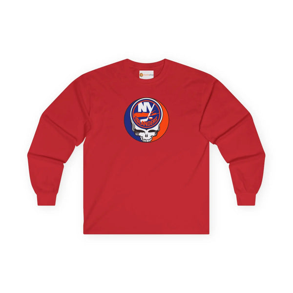 New York Islanders Grateful Dead Long Sleeve Tee StealieShop