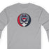 Grateful Dead - Cleveland Guardians Classic Stealie Long Sleeve Tee - MLB - StealieShop