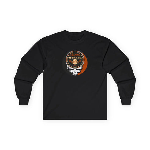 Grateful Dead - San Francisco Giants Classic Stealie Long Sleeve Tee - MLB - StealieShop