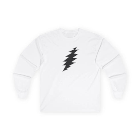 Grateful Dead - Black Bolt Ultra Cotton Long Sleeve Tee - StealieShop