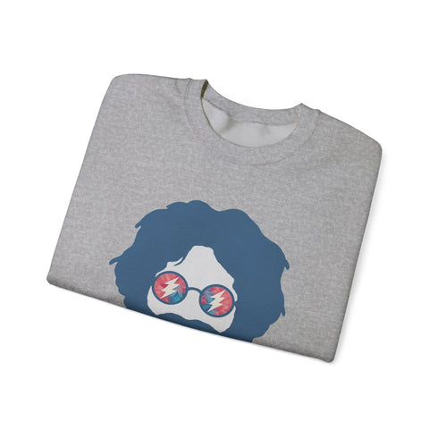 Grateful Dead - Jerry | Life is dead. Crewneck Sweatshirt - StealieShop
