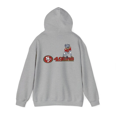 San Francisco 49ers Dancing Bear Unisex Hoodie - NFL - StealieShop