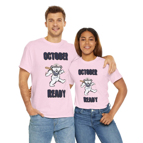 Yankees Playoffs - October Ready Grateful Dead Tshirt - MLB - StealieShop