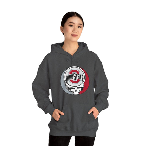 Ohio State Original Stealie Grateful Dead Unisex Heavy Blend Hoodie