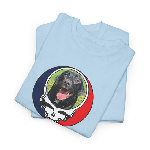 Custom Dog Stealie Unisex Grateful Dead T-Shirt (143)