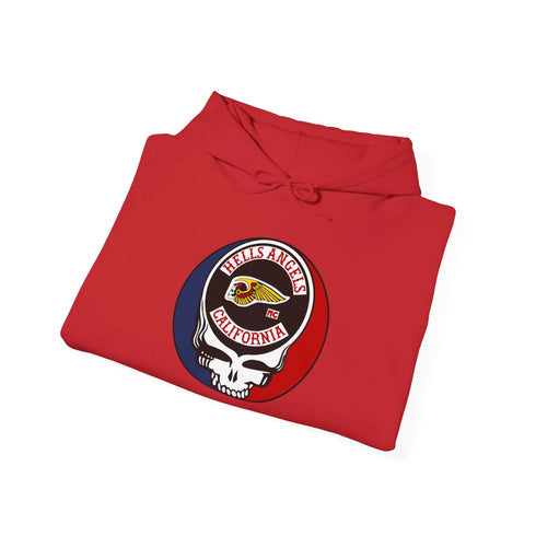 Grateful Dead - Hells Angels Stealie Unisex Heavy Blend Hoodie - StealieShop