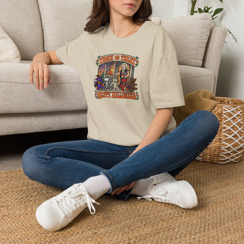 Trick-Or-Treating at Jerry's Place Halloween Stealie T-Shirt