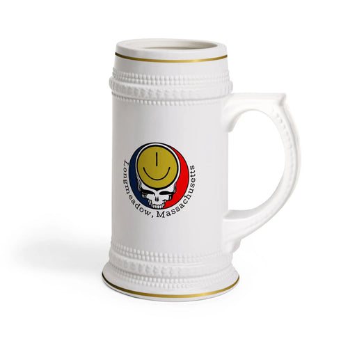Longmeadow, MA Grateful Dead Stealie Beer Stein Mug StealieShop