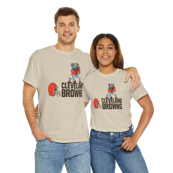 Cleveland Browns Dancing Bear Grateful Dead T-Shirt - NFL - StealieShop
