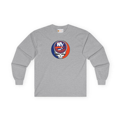New York Islanders Grateful Dead Long Sleeve Tee StealieShop