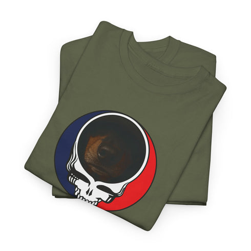 Custom Dog Stealie Unisex Grateful Dead T-Shirt (157)