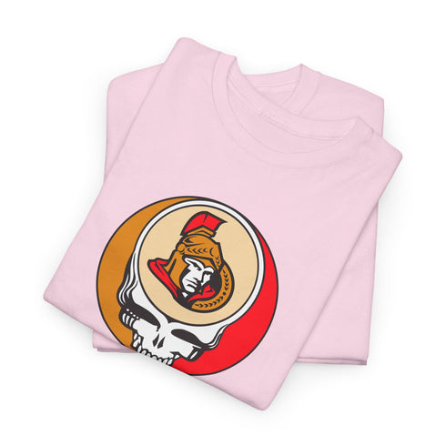 Ottawa Senators Stealie Heavy Cotton Grateful Dead T-Shirt