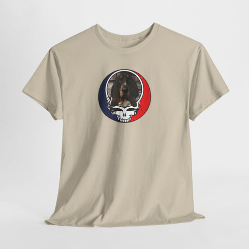 Custom Dog Stealie Unisex Grateful Dead T-Shirt (128)