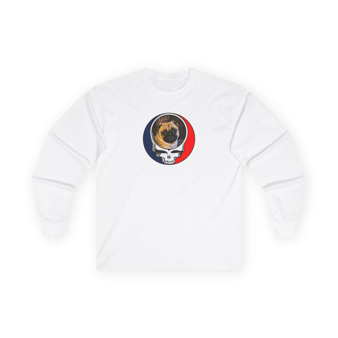 Custom Dog Stealie Grateful Dead Long Sleeve Tee (91)