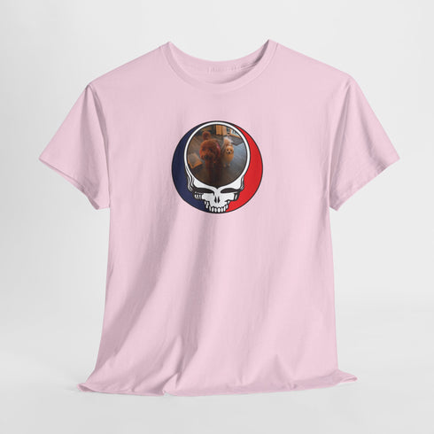 Custom Dog Stealie Grateful Dead T-Shirt