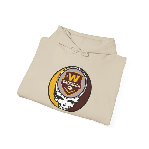 Grateful Dead - Washington Commanders Stealie Grateful Dead Hoodie Sweatshirt - NFL - StealieShop
