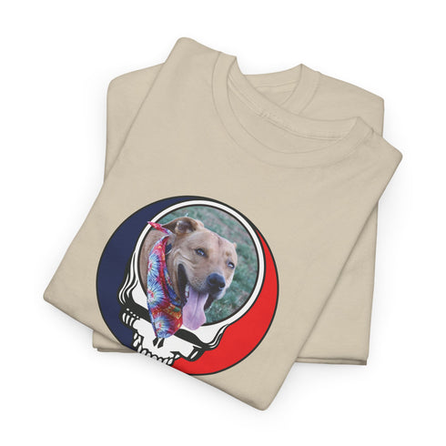 Custom Dog Stealie Unisex Grateful Dead T-Shirt (70)