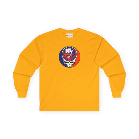 New York Islanders Grateful Dead Long Sleeve Tee StealieShop